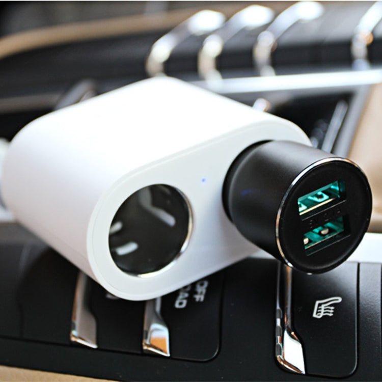 小米有品 睿米一拖二 點煙器+車載充電器  120W 10A 雙USB口