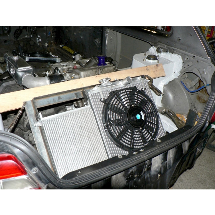 12V 80W 12英寸大功率改裝水箱風扇汽車冷卻風扇