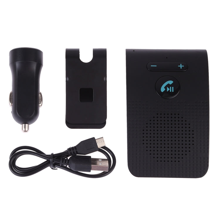 SP09 車載藍牙V4.2免提多點電話揚聲器，支持語音輸出&振動傳感器