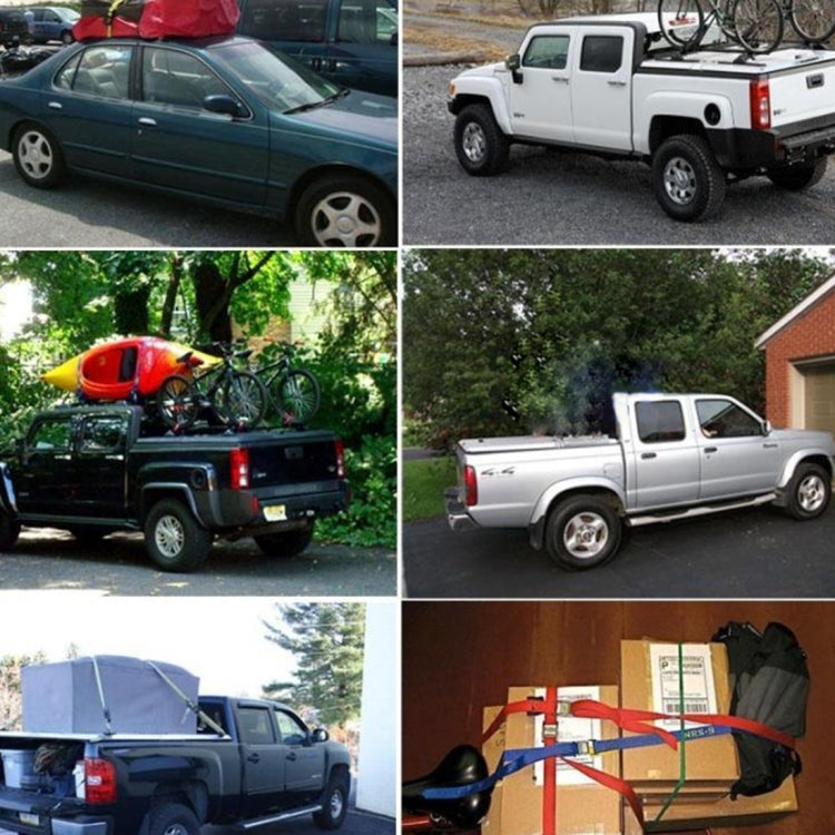 ST-213 10mx4.0cm  2 Ton Car Bundled Device with Hook And Buckle High Strength Cable Cord Heavy Duty Recovery Securing Accessories for Cars Trucks