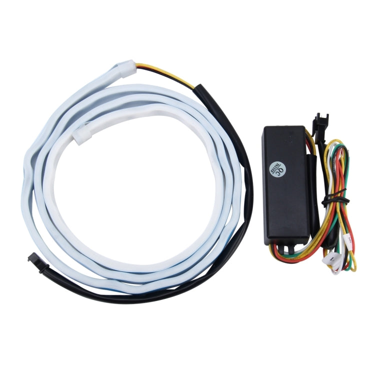 1.5m汽車通用防水四色尾箱燈帶控制器 冰藍光-行駛 白光-倒車 紅光-剎車 黃光-轉向