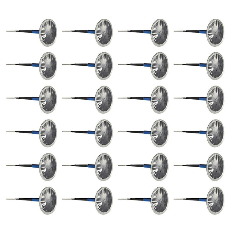 24 PCS 4mm蘑菇釘補胎丁整體塞膠片輪胎修補補胎