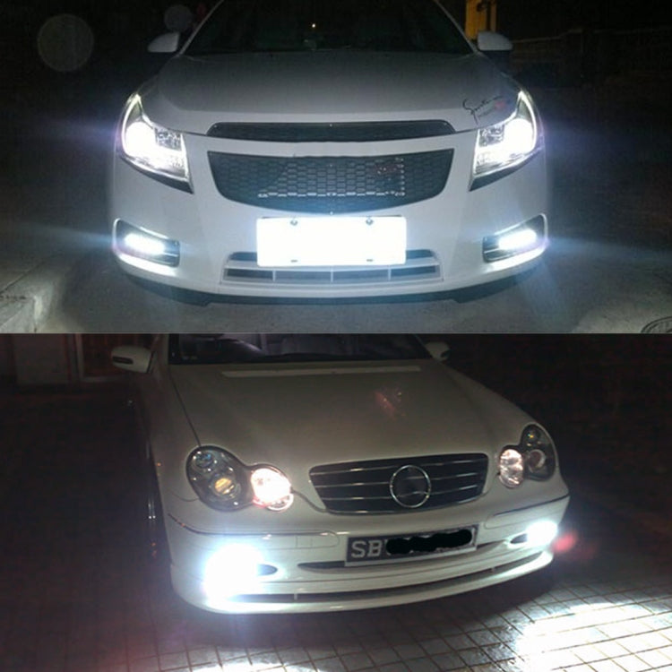 一對 9005 DC9-16V / 3.5W / 6000K / 320LM 汽車霧燈 帶12顆ZH3030燈珠 帶恆流