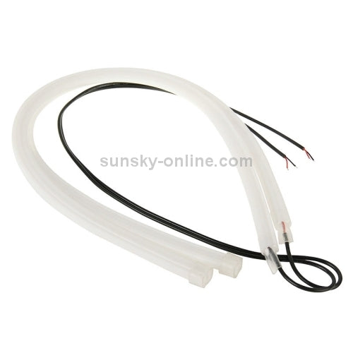 12V車載導光軟燈條，藍光，長度：30厘米，2根一裝