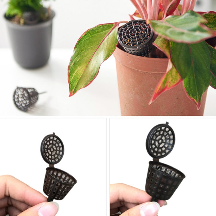 10個賣 盆景工具園藝用品園藝工具盆景肥料盒帶蓋, 小號: 4 x 3cm