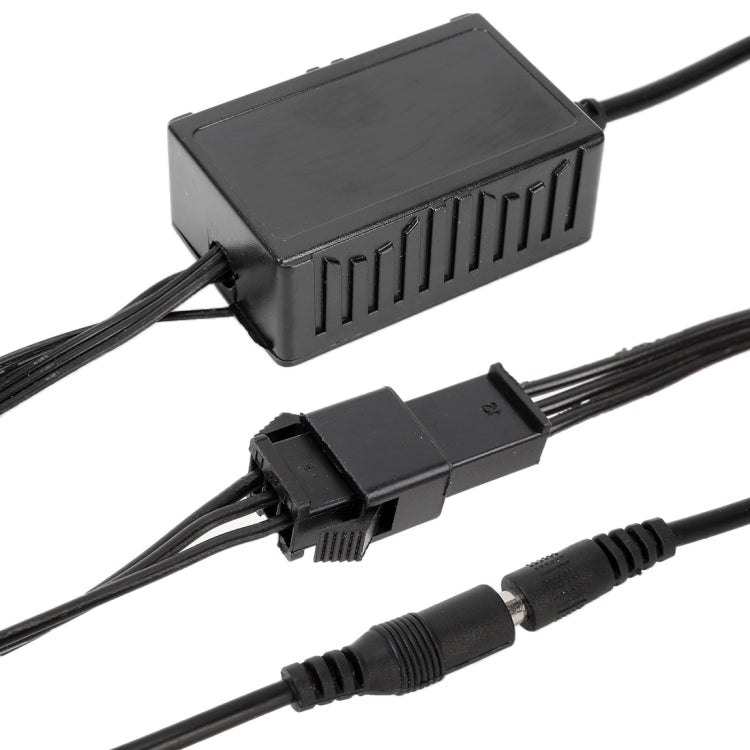 1.5m 汽車通用七彩門邊燈裝飾燈 帶5050燈珠 DC12V 17W 線長: 2m