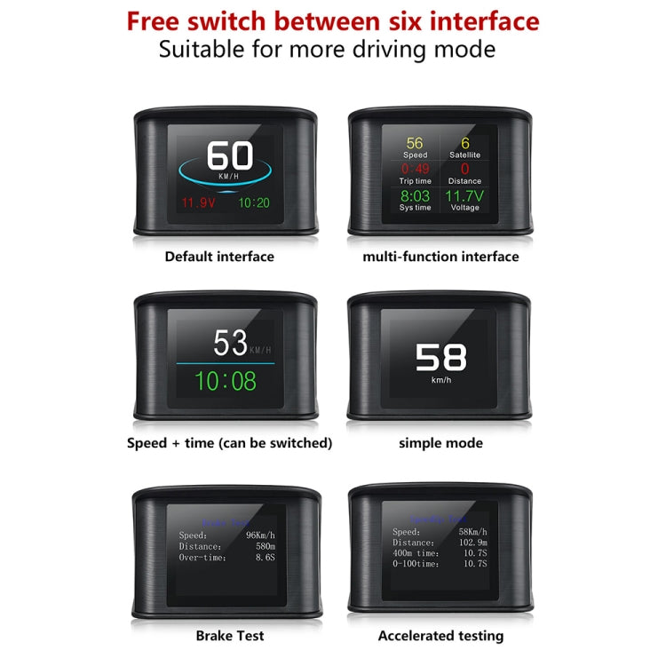 T600 GPS智能行車電腦 TFT液彩屏 轉速/水箱水溫/電壓瞬間油耗/百公里瞬間油耗 平均油耗/行駛里程, T600