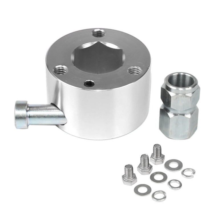 汽車通用方向盤快拆器底座3孔方向盤斷開中心3/4英寸軸尺寸