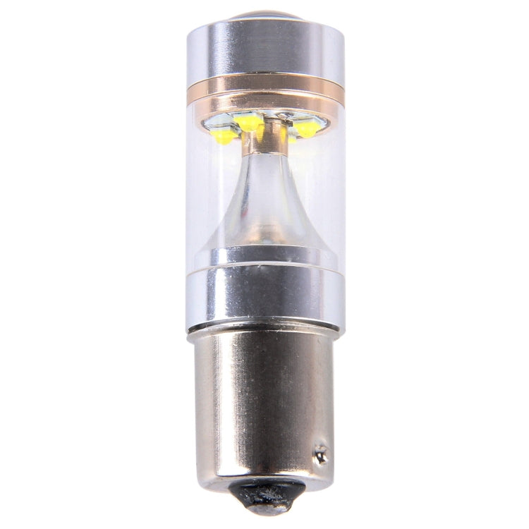 1156/BA15S 350LM 6000K 30W 6-CREE LED 汽車倒車燈/轉向燈 白光 DC 12V 一對