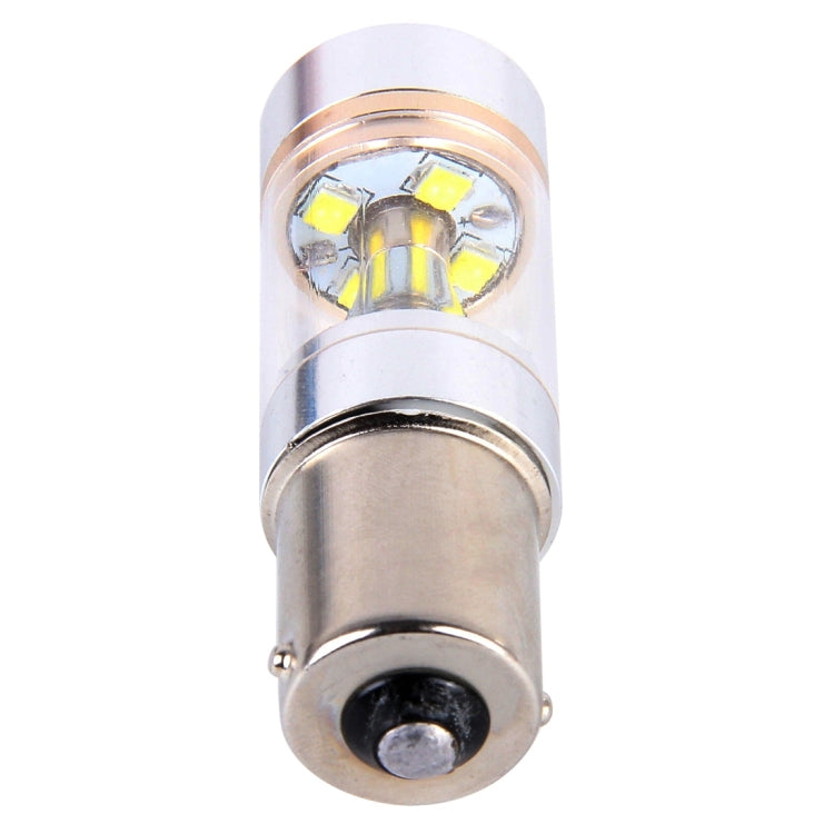 1156/BA15S 350LM 6000K 30W 6-CREE LED 汽車倒車燈/轉向燈 白光 DC 12V 一對