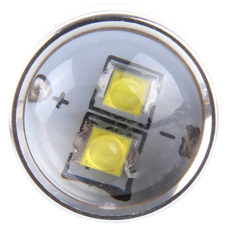 1156/BA15S 350LM 6000K 30W 6-CREE LED 汽車倒車燈/轉向燈 白光 DC 12V 一對