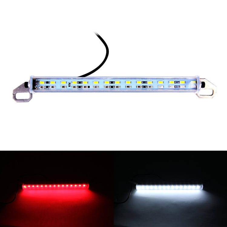 10W 30-SMD-2835 LED 白光+紅光 倒車輔助燈 剎車燈 DC 12V 線長60厘米