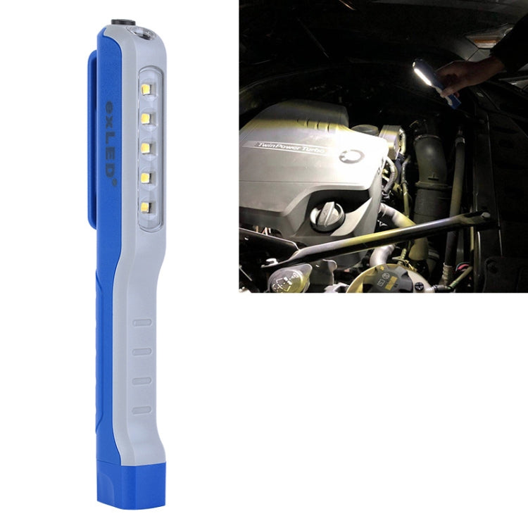 EXLED 便攜式野營手電筒掛鈎帳篷燈帶磁鐵手持式汽車維修USB手電筒