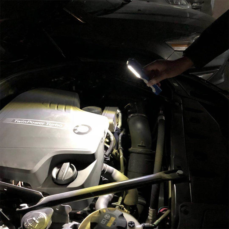 EXLED 便攜式野營手電筒掛鈎帳篷燈帶磁鐵手持式汽車維修USB手電筒