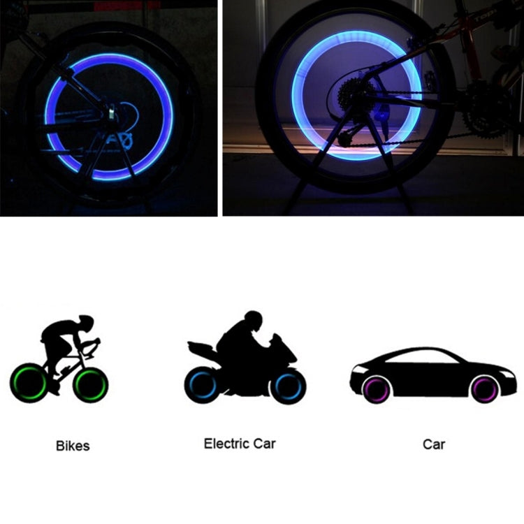 2個裝 汽車/摩托/自行車 車輪燈帶電池