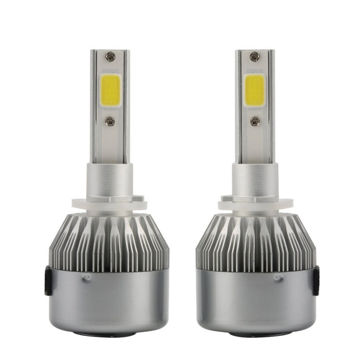 2pcs 880/881 18W 1800LM 6000K Waterproof IP68 Car Auto LED Headlight with 2 COB LED Lamps, DC 9-36V, 880/881