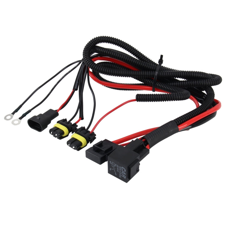 JD1912 DC12V 40A 9006 HID氙氣燈繼電器線組
