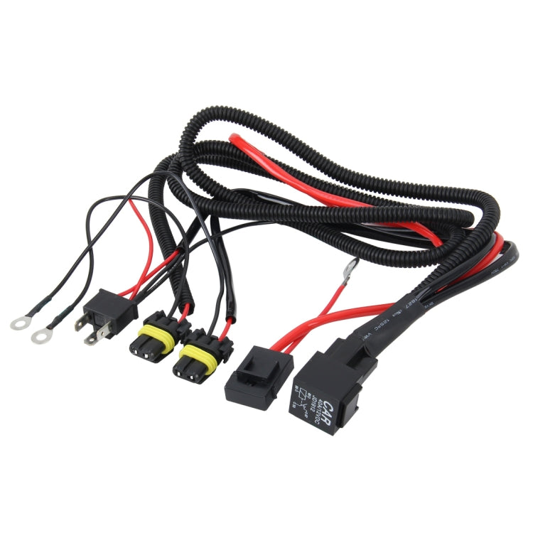 JD1912 DC12V 40A H4 HID氙氣燈繼電器線組