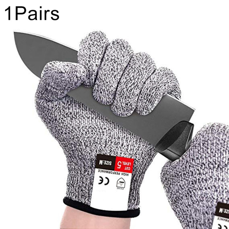 一對賣 HPPE食品級廚房防割手套5級防切割手套 Size: L