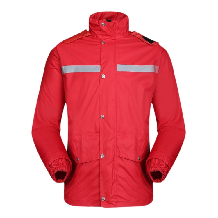 勁雷 分體式成人反光雨衣雨褲套裝 電動車摩托車雨衣 釣魚服 尺碼：L碼, Size: L