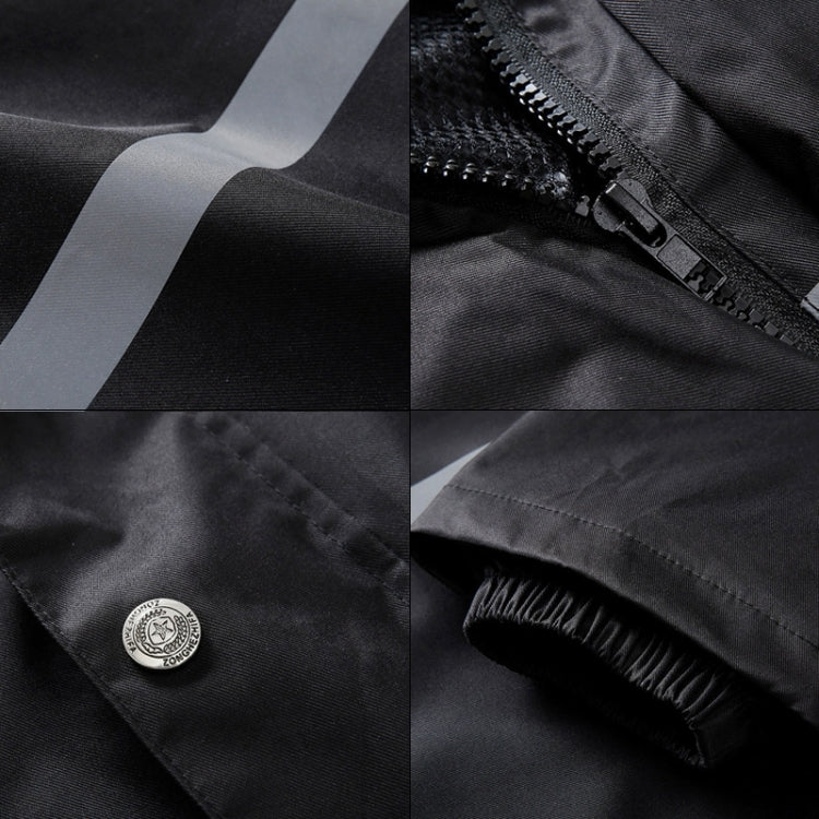 勁雷 分體式成人反光雨衣雨褲套裝 電動車摩托車雨衣 釣魚服 尺碼：2XL碼, Size: 2XL