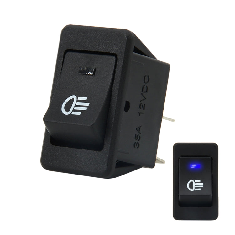 12V 30A LED汽車霧燈按鈕開關 4插