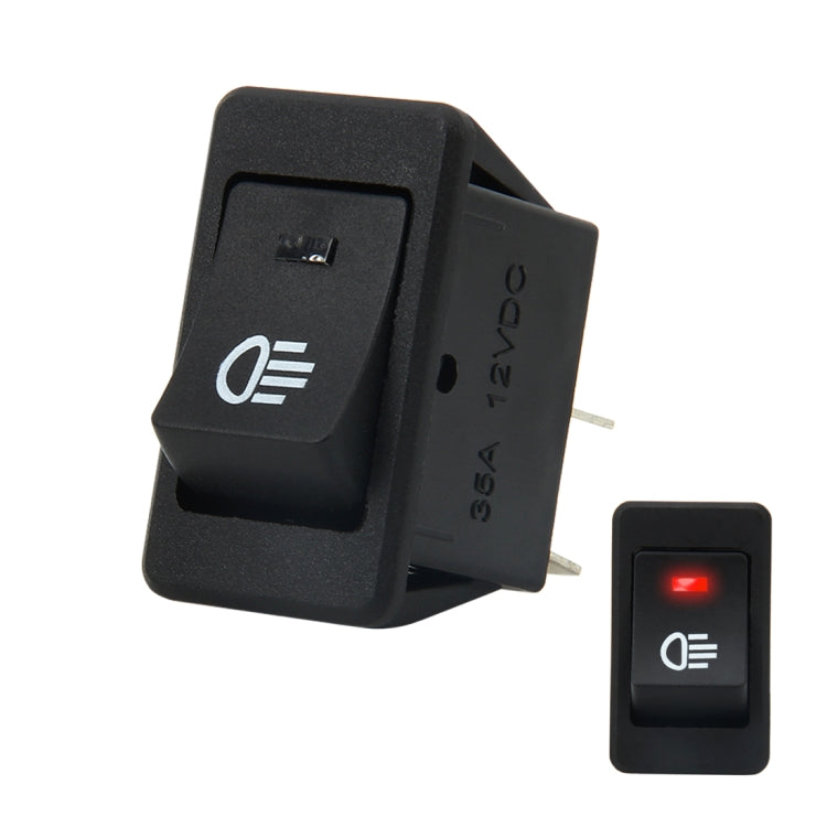 12V 30A LED汽車霧燈按鈕開關 4插