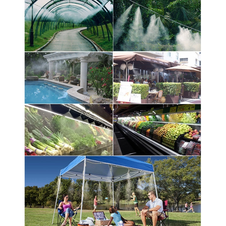 18m 霧化微噴頭套裝自動澆花器降溫噴霧噴頭噴灌系統農業設備