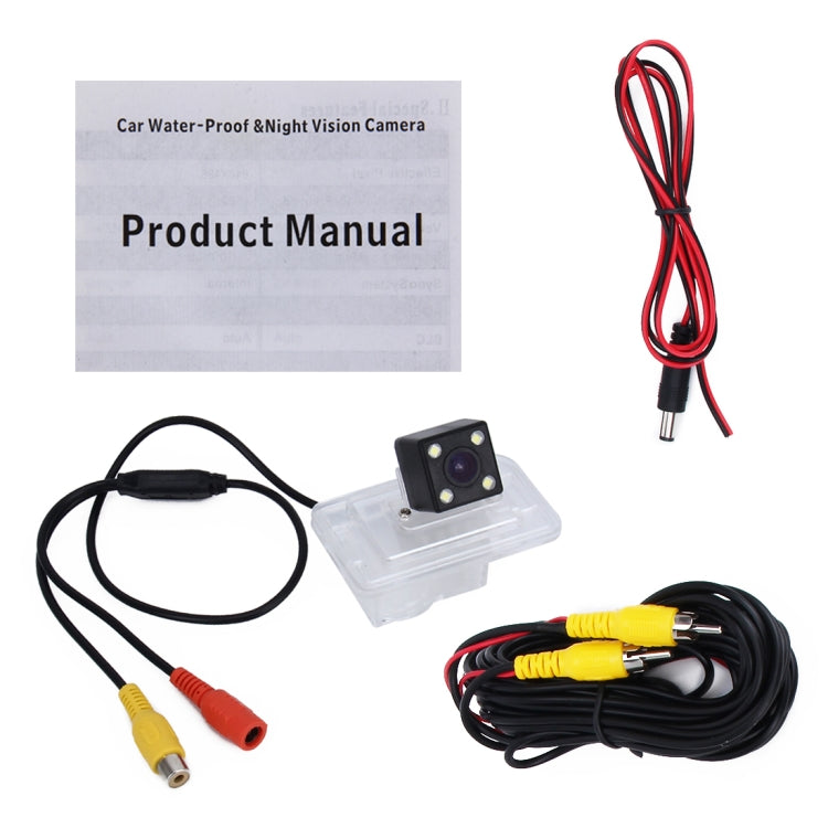 656×492有效像素 NTSC 60HZ CMOS II 防水汽車尾部倒車攝像頭帶4顆LED燈珠 適用於14款鈴木速翼特, 2014 Version Suzuki SWIFT Sport