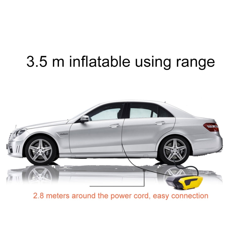 DC12V 120W 10A 汽車充氣泵 帶2.8米電源線 22帶数字指示器的氣缸