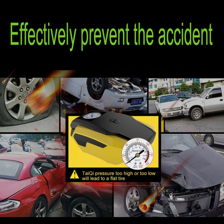 DC12V 120W 10A 汽車充氣泵 帶2.8米電源線 22帶数字指示器的氣缸