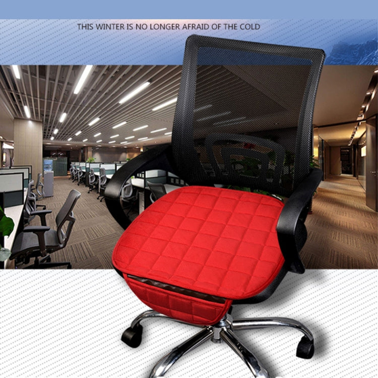 無靠背毛絨冬季座墊三件套 通用防滑保暖車墊