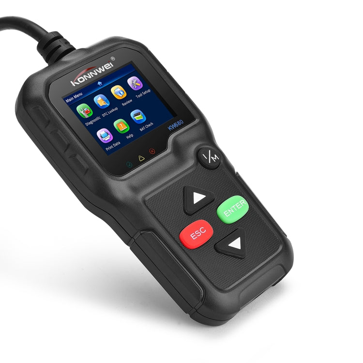 KONNWEI KW680型號支持6種協議 汽車診斷儀