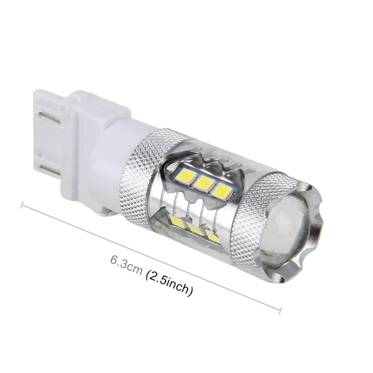 一對 T20 / 7443 DC12V 5W 6000K 250流明汽車剎車燈 帶16顆2835燈珠