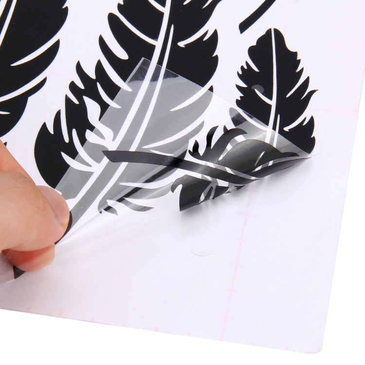 10個裝 羽毛形狀塑料車貼