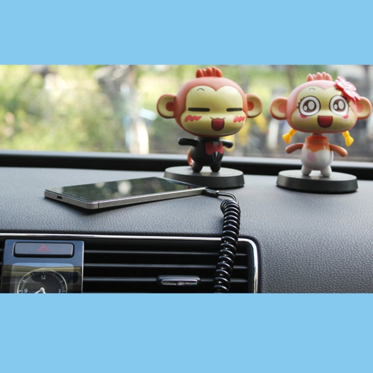 3.5mm公對公 捲筒音頻線，線長: 1.5米