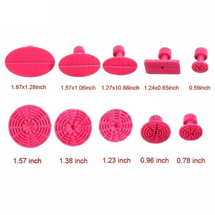 56件套 汽車膠墊片凹陷維修工具套件PDR凹痕拉拔器