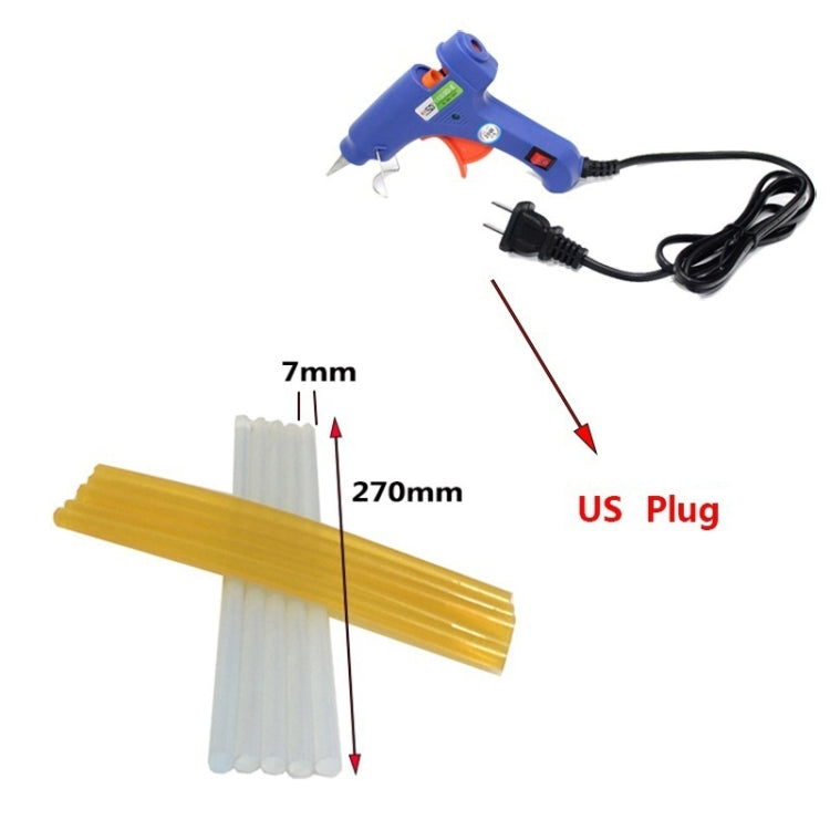 45件套 汽車吸拔式凹陷維修工具套件PDR凹痕修復器拉拔器 帶20W的美規或歐規膠槍