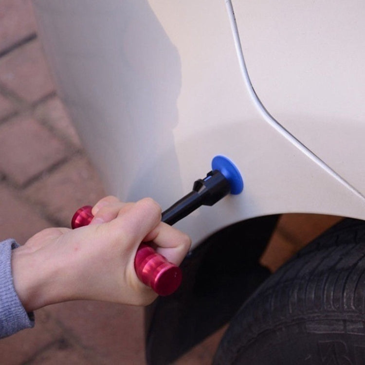 32件套 汽車小紅T式凹陷維修工具套件PDR凹痕修復器拉拔器 帶20W的美規或歐規膠槍