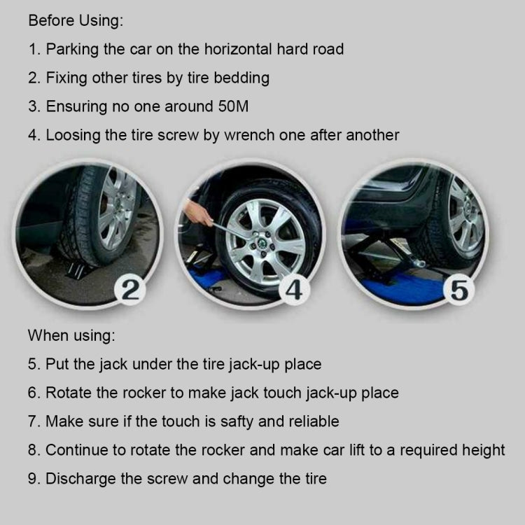 立牌 ST-103D 1噸承重 10-35厘米提升範圍 帶手動提升槓桿剪刀式千斤頂