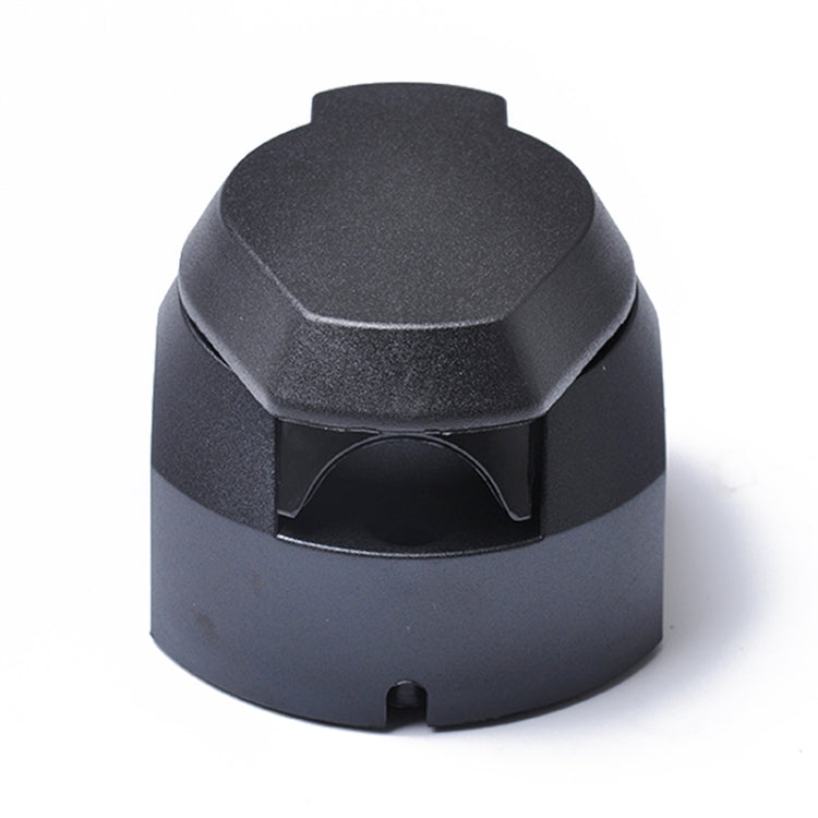 12V 7芯扁圓形拖車牽引車大巴插頭插座接線連接器 歐規