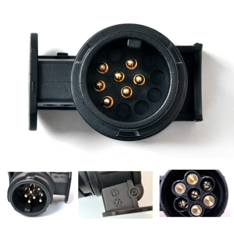 12V 13P轉7P 歐系拖車牽引車大巴插頭插座接線連接器