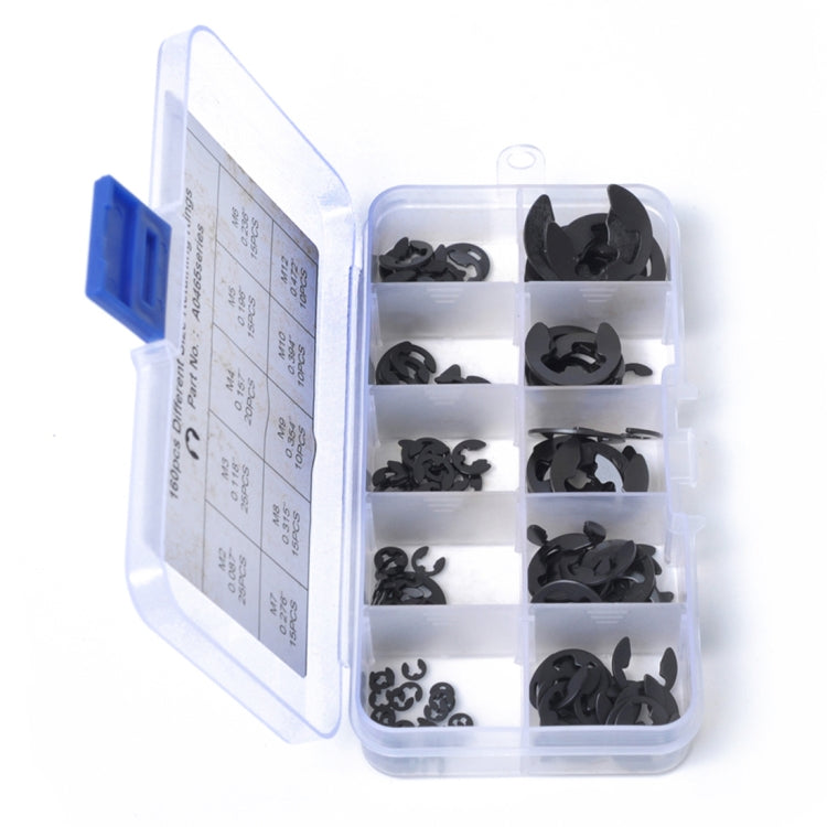 160件 汽車通用E型孔用卡簧