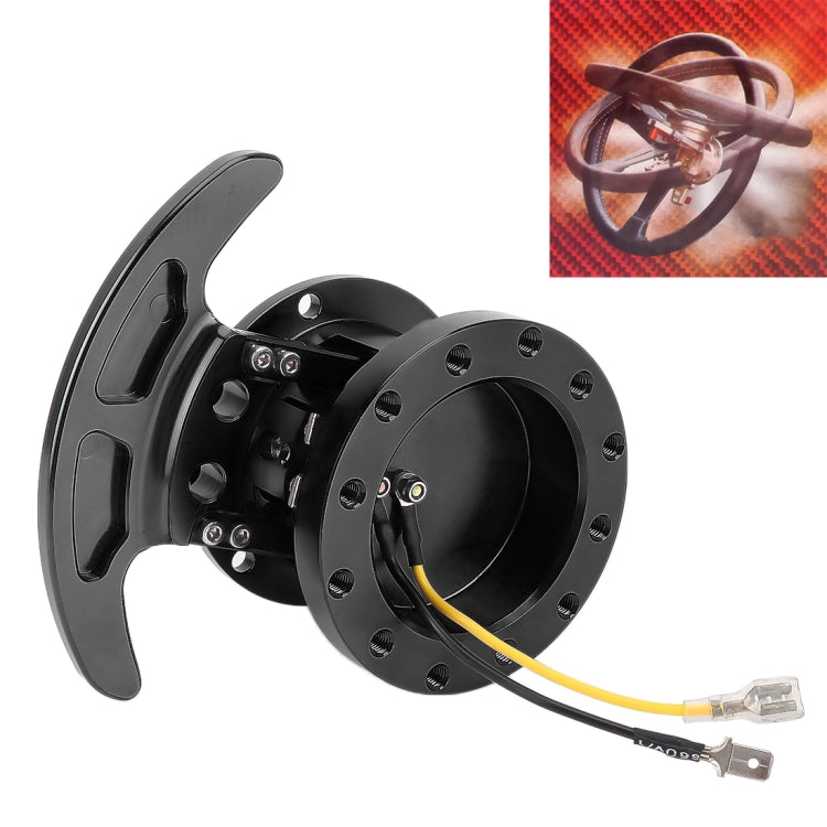 汽車競技改裝方向盤快拆器 可翻轉傾斜快拆器