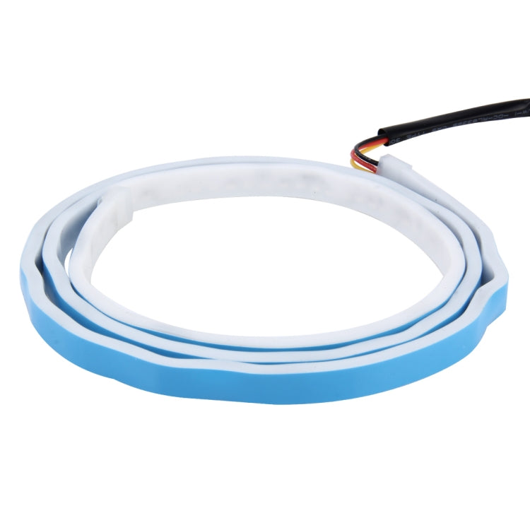 1.2m汽車通用防水四色尾箱燈帶控制器 冰藍光-行駛 白光-倒車 紅光-剎車 黃光-轉向