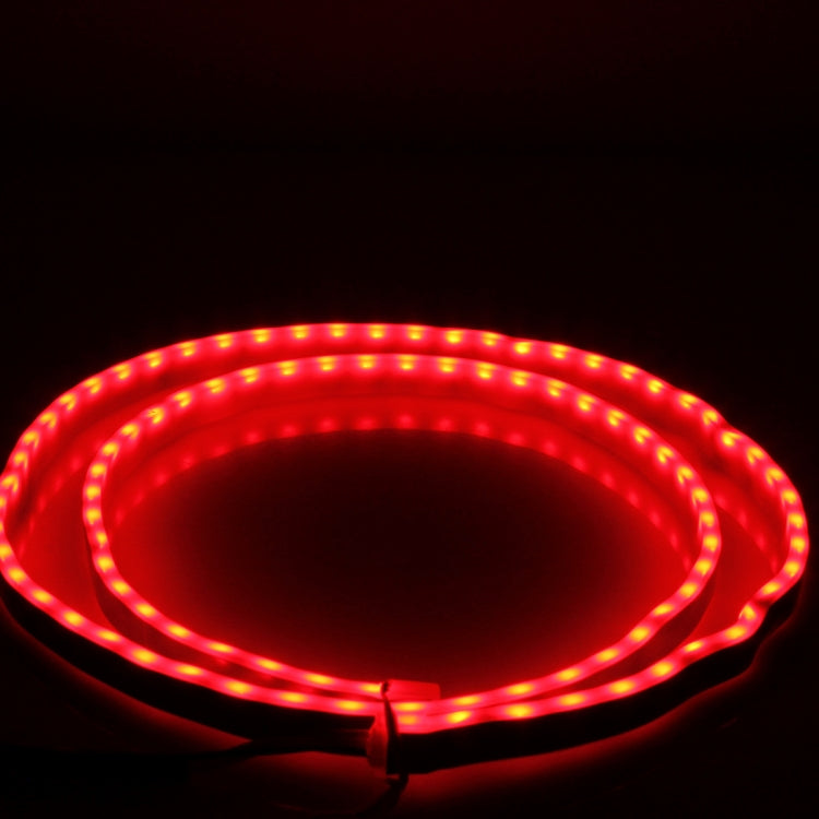 1.2m汽車通用防水四色尾箱燈帶控制器 冰藍光-行駛 白光-倒車 紅光-剎車 黃光-轉向