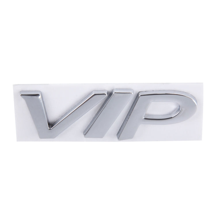 VIP造型光亮金屬自由車貼