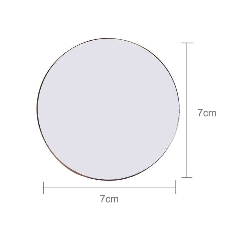 骷髏圖案圓形光亮金屬自由車貼 , Skull 4, Circular Skull