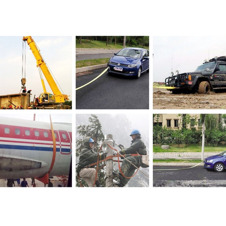 ZONGYUAN ZY-0223 5m×5cm 8噸拉力2噸吊力車載拖車繩 車載吊車繩