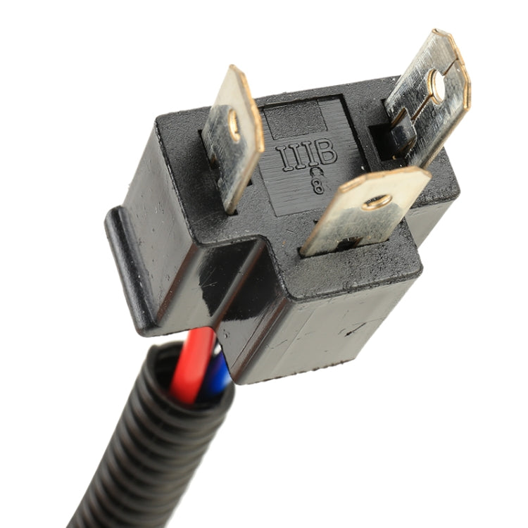 一對 H4公頭轉9007母頭 燈座帶線